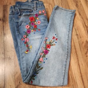 Embroidered Jean's